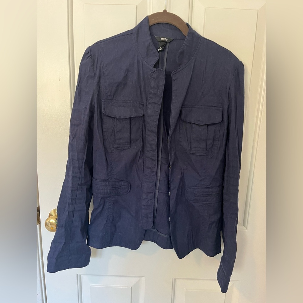 Mossimo Supply Co. Dark Blue Utility Jacket